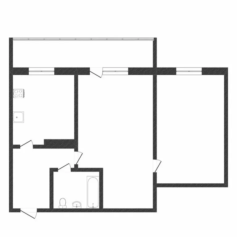 2-комнатная квартира: Тюмень, микрорайон Мыс, улица Малиновского, 4к3 ... - Фото 1