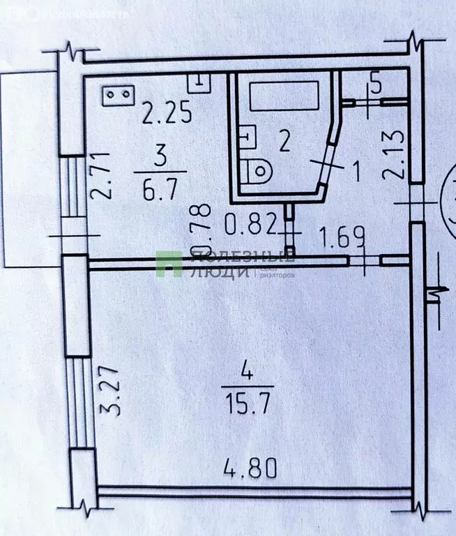 1-комнатная квартира: Ижевск, Союзная улица, 145 (28.2 м) - Фото 1