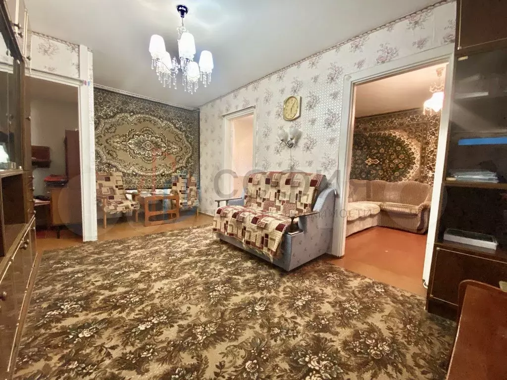 3-к. квартира, 47,4 м, 1/5 эт. - Фото 0