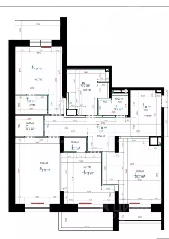 3-к кв. Свердловская область, Екатеринбург ул. Педагогическая, 28 ... - Фото 2