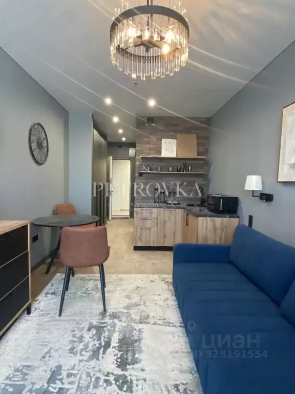 Студия Московская область, Одинцово ул. Чистяковой, 8к2 (24.3 м) - Фото 2