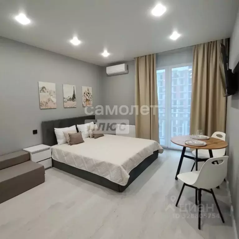 Студия Краснодарский край, Сочи ул. Искры, 88к8 (27.7 м) - Фото 1