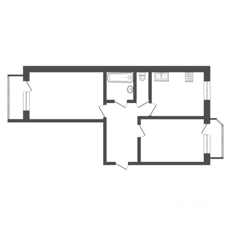 2-к кв. Тюменская область, Тюмень Широтная ул., 100к4 (66.7 м) - Фото 2