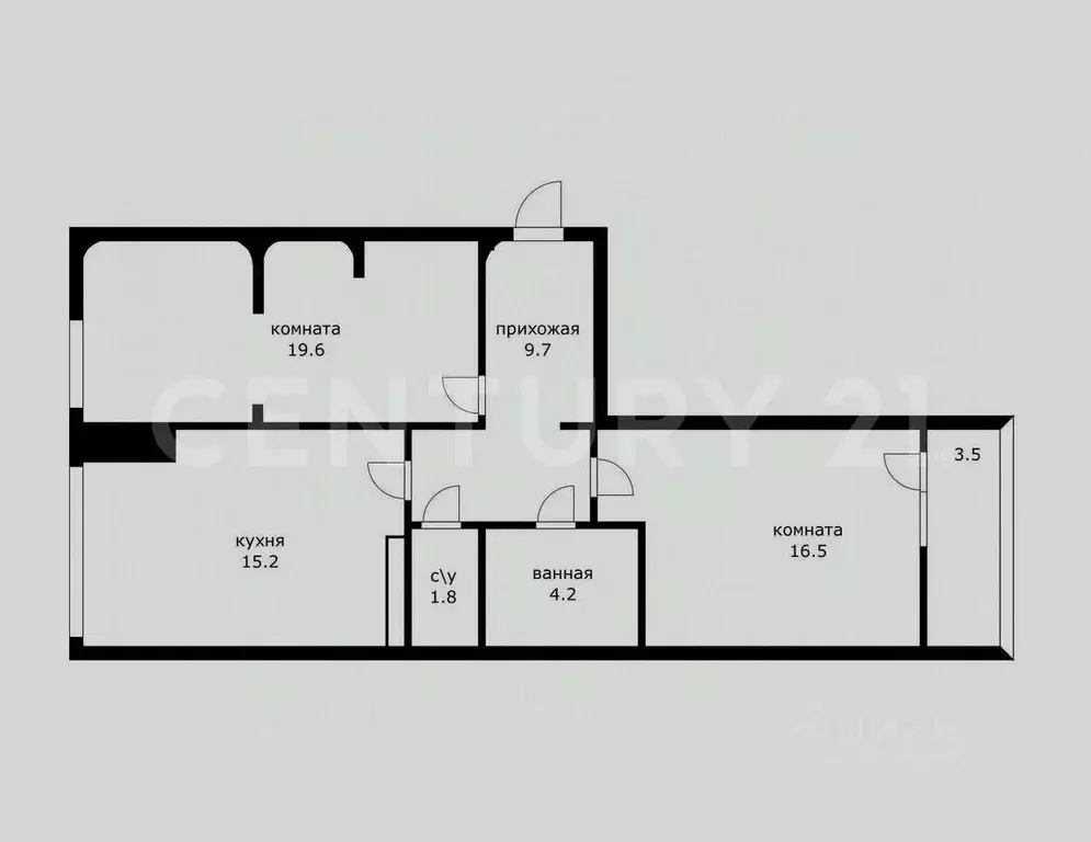 3-к кв. Краснодарский край, Краснодар Колхозная ул., 5/2 (75.0 м) - Фото 2