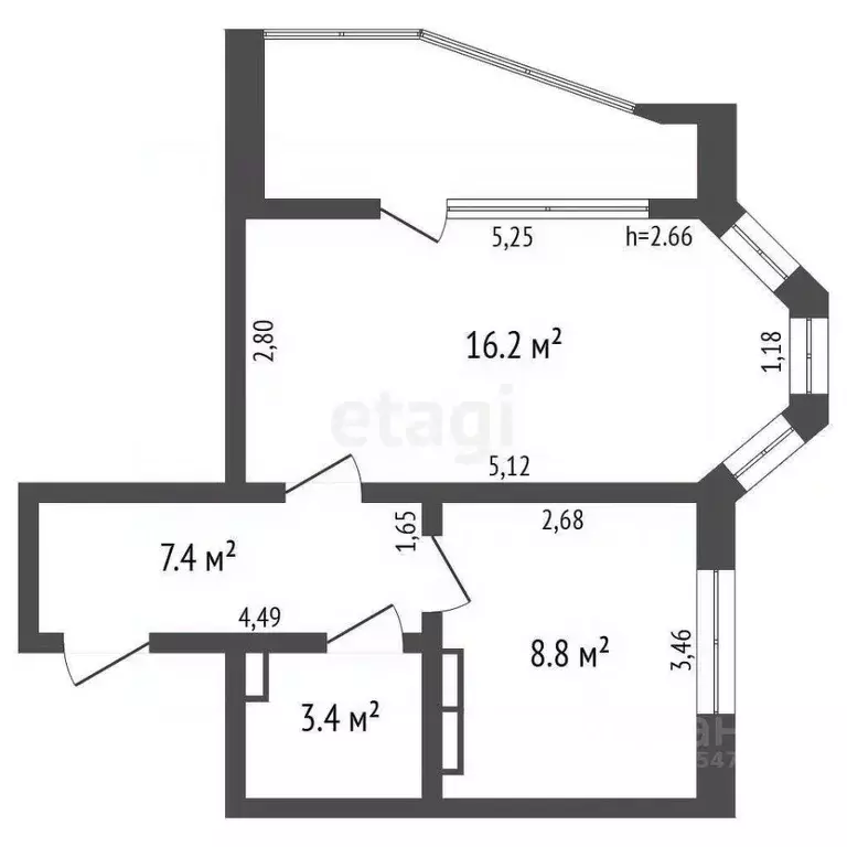 1-к кв. Владимирская область, Ковров ул. Ватутина, 86 (40.8 м) - Фото 0