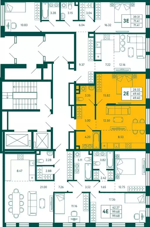 1-к кв. Башкортостан, Уфа Зеленая Роща жилрайон, Терле Парк жилой ... - Фото 2