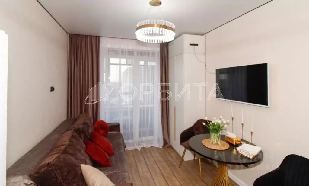 1-к кв. Тюменская область, Тюмень ул. Краснооктябрьская, 4Ак2 (30.9 м) - Фото 1