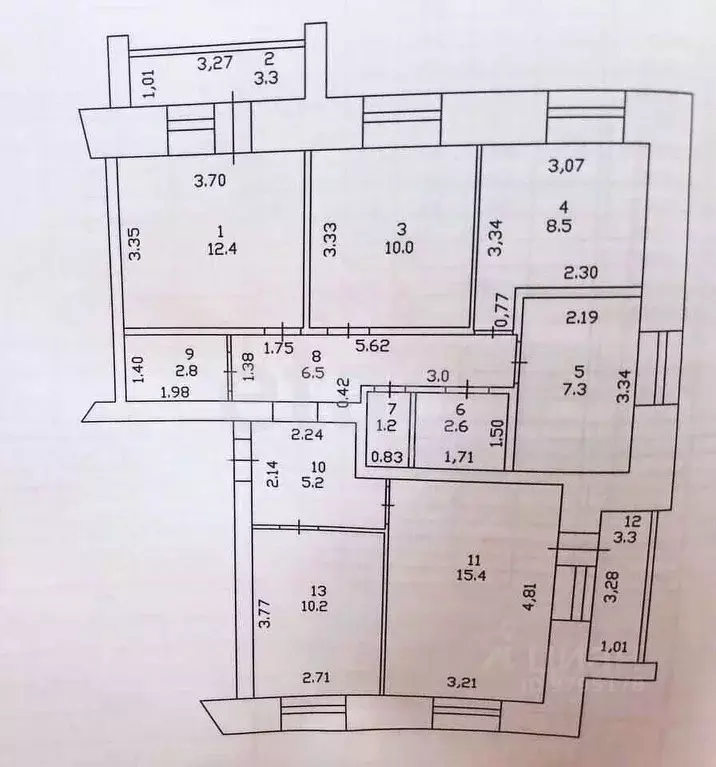 4-к кв. Татарстан, Казань Ферма-2 жилой комплекс, 90 (82.1 м) - Фото 1