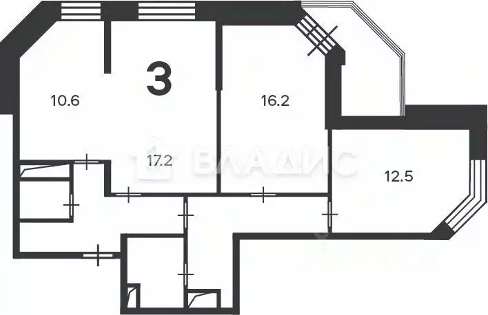 3-к кв. Москва, Москва, Троицк ул. Текстильщиков, 3к1 (76.1 м) - Фото 1