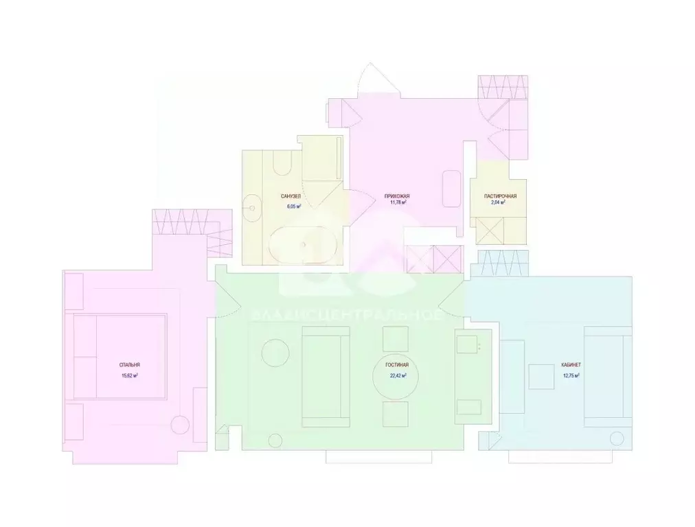 3-к кв. Новосибирская область, Новосибирск Дачное ш., 22 (72.0 м) - Фото 1