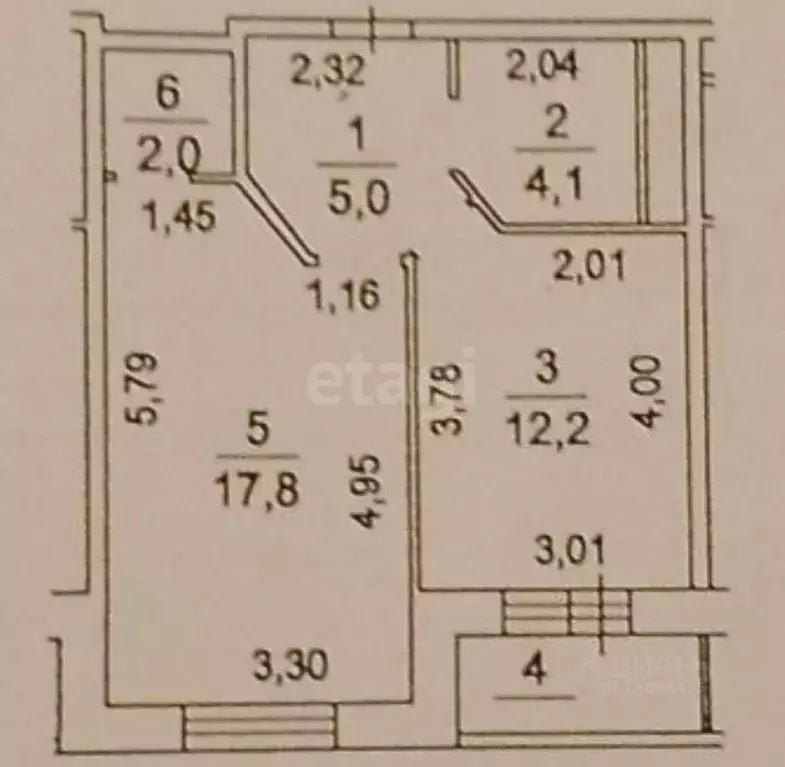 1-к кв. Московская область, Видное ул. Ольховая, 3 (41.1 м) - Фото 2