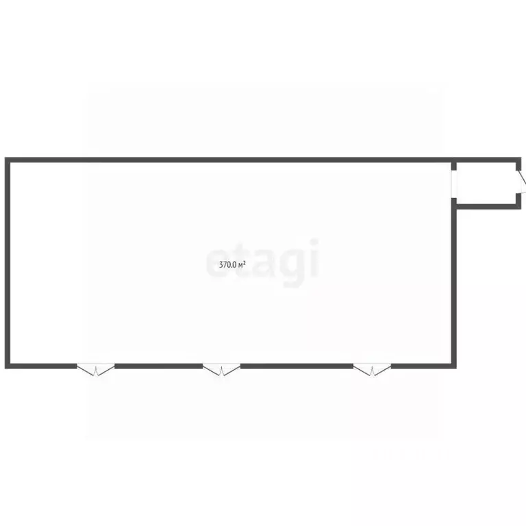 Торговая площадь в Мордовия, Саранск ул. Кирова, 63 (370 м) - Фото 1