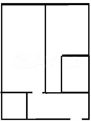 1-к. квартира, 30,1 м, 2/5 эт. - Фото 0
