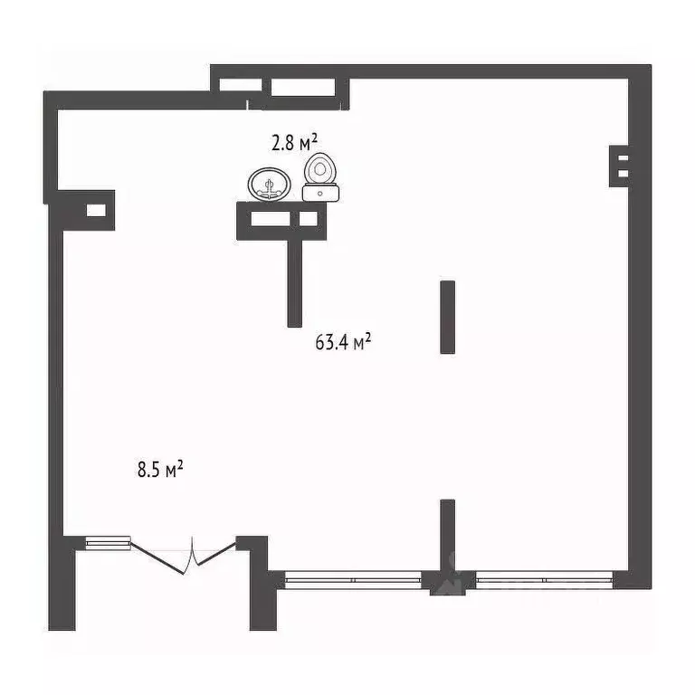 Помещение свободного назначения в Тюменская область, Тюменский ... - Фото 1