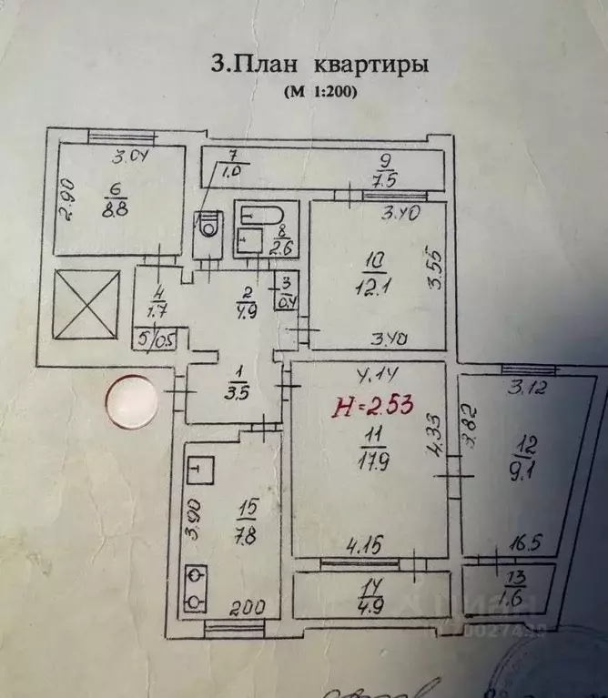 4-к кв. Севастополь ул. Генерала Хрюкина, 8Б (85.0 м) - Фото 1