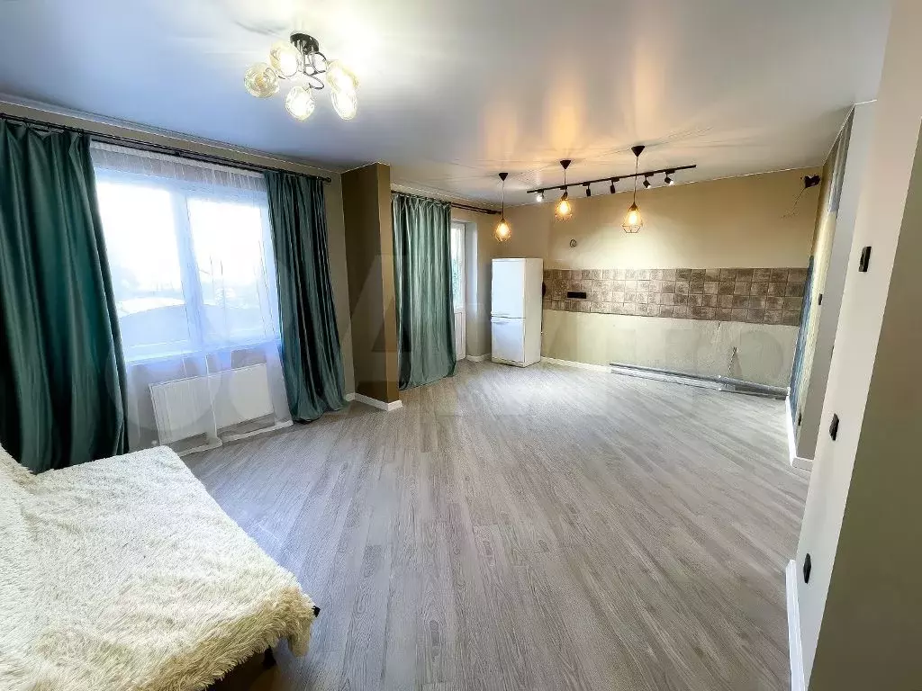 Квартира-студия, 33,4 м, 1/9 эт. - Фото 1