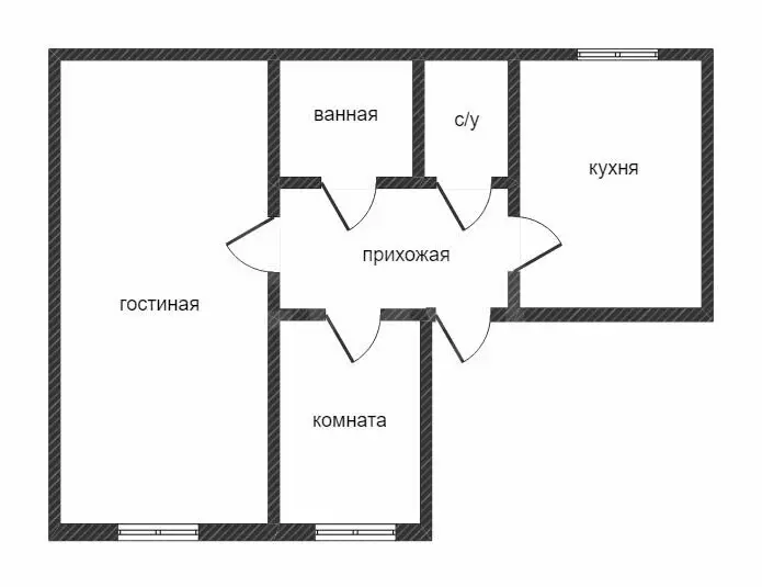 2-комнатная квартира: Ялуторовск, улица Ентальцева, 18 (57.5 м) - Фото 1
