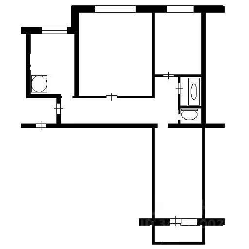 3-к кв. Тюменская область, Тюмень Ялуторовская ул., 27 (59.0 м) - Фото 2