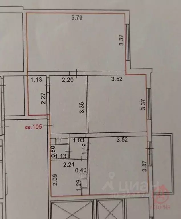 2-к кв. Краснодарский край, Новороссийск ул. Бориса Пупко, 8 (59.5 м) - Фото 2