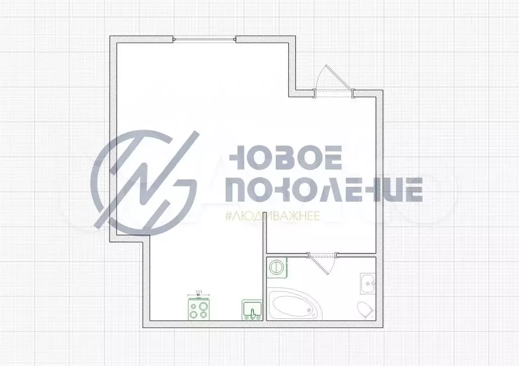 Продам помещение свободного назначения, 56 м - Фото 0