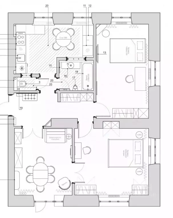 3-к кв. Кировская область, Киров Московская ул., 1 (75.6 м) - Фото 2