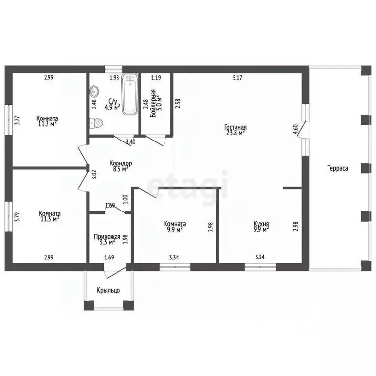 Дом в Московская область, Воскресенск Рудничная ул. (110 м) - Фото 2