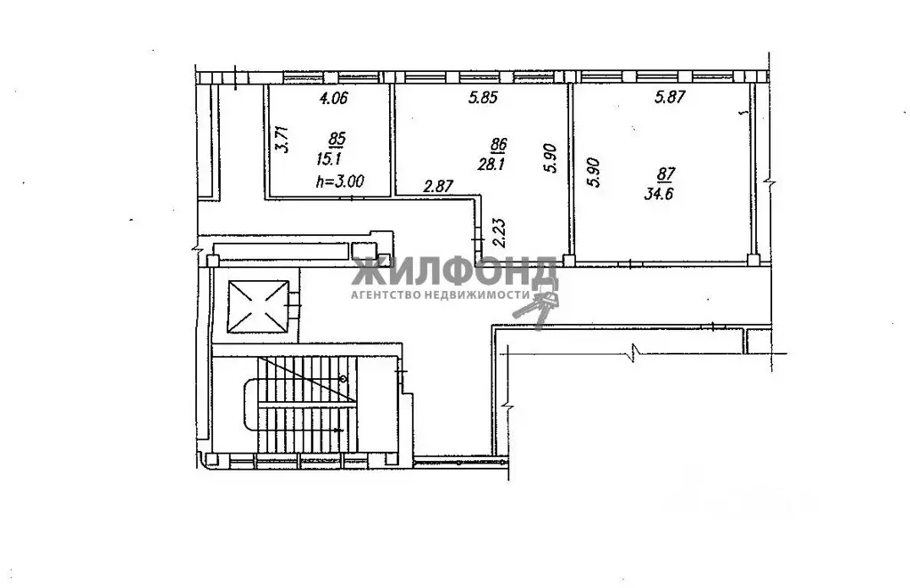 Офис в Новосибирская область, Новосибирск ул. Челюскинцев, 18/2 (78 м) - Фото 1