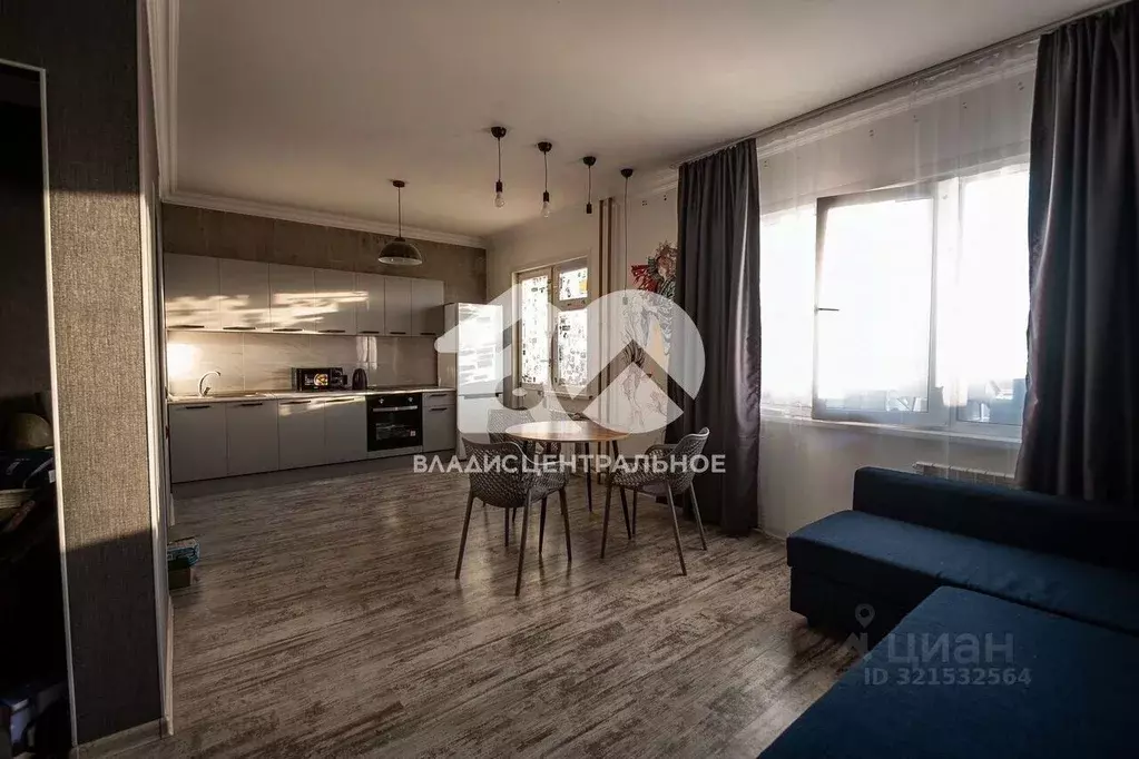 Студия Новосибирская область, Новосибирск ул. Ясный Берег, 6 (39.0 м) - Фото 1