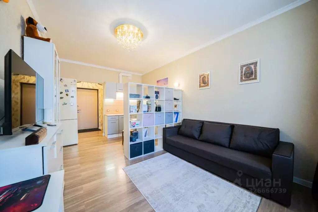 Студия Санкт-Петербург ул. Плесецкая, 10 (24.42 м) - Фото 1