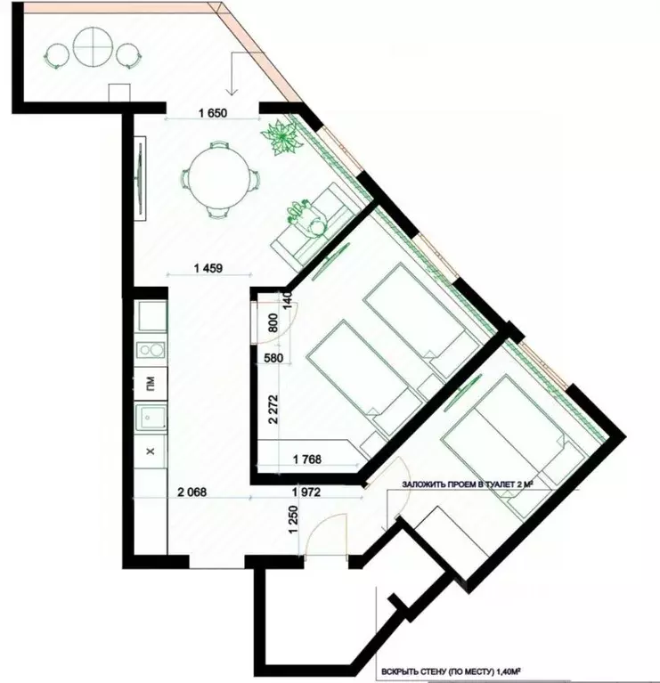 3-к кв. Краснодарский край, Сочи ул. Ленина, 298Бк6 (59.0 м) - Фото 1