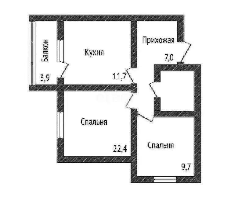 2-комнатная квартира: Краснодар, улица Даниила Смоляна, 65к1 (47.9 м) - Фото 0