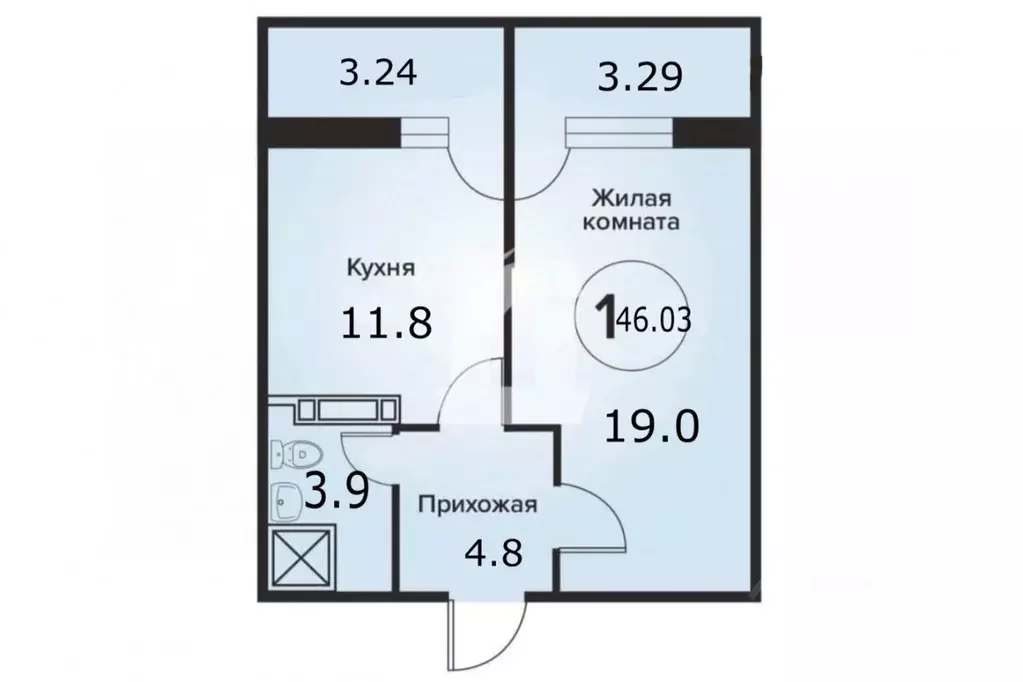 1-к кв. Краснодарский край, Краснодар ул. Имени Дзержинского, 110Ак1 ... - Фото 0