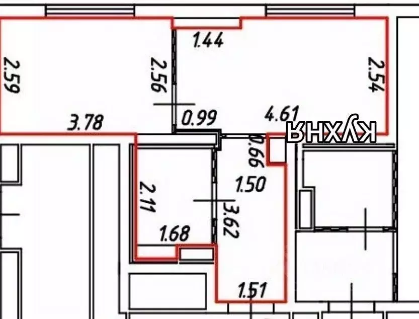 Свободной планировки кв. Москва Амурская ул., 2к2 (30.0 м) - Фото 1