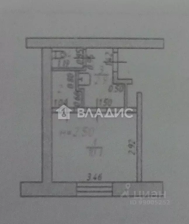 1-к кв. Ивановская область, Приволжск Советская ул., 1к1 (16.1 м) - Фото 2