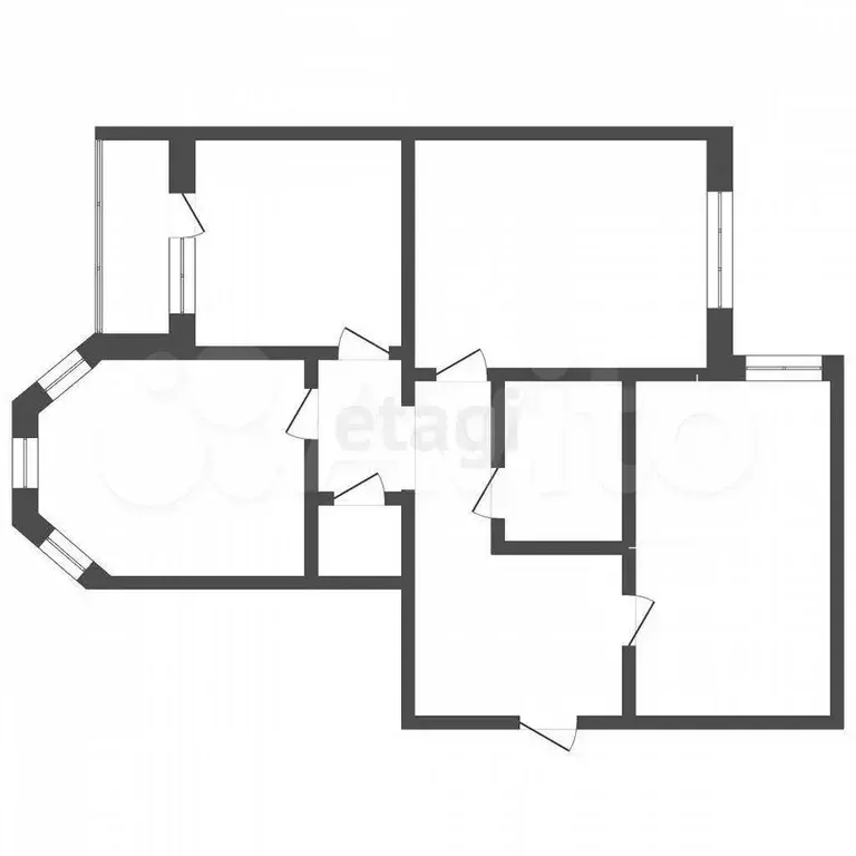 2-к. квартира, 75 м, 2/12 эт. - Фото 0