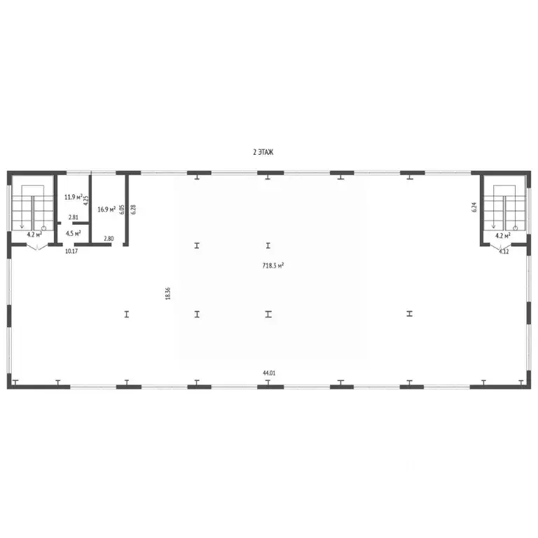 Торговая площадь в Тюменская область, Тюмень ул. Николая Чаплина, 43 ... - Фото 2