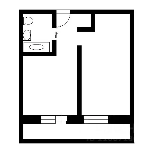 1-к кв. Новосибирская область, Новосибирск Весенний мкр, ул. Заречная, ... - Фото 2