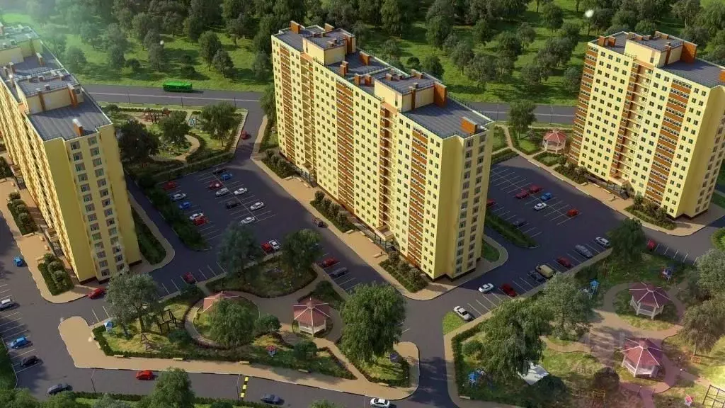 3-к кв. Нижегородская область, Нижний Новгород д. Никульское,  (82.45 ... - Фото 1