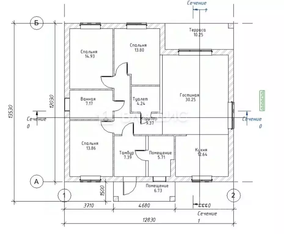 Дом в Башкортостан, Стерлитамакский район, Отрадовский сельсовет, с. ... - Фото 1