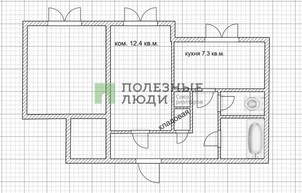 Комната Ярославская область, Ярославль ул. Закгейма, 33/1 (24.0 м) - Фото 1