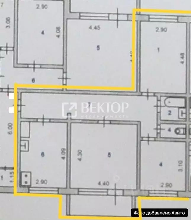 3-к кв. Ивановская область, Иваново ул. 3-я Полетная, 3 (74.0 м) - Фото 1