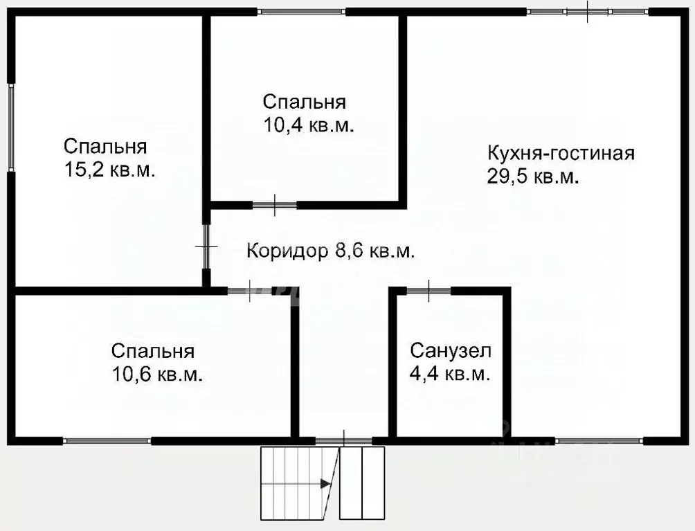 Дом в Краснодарский край, Северская ст-ца ул. Гагарина, 44 (79 м) - Фото 1