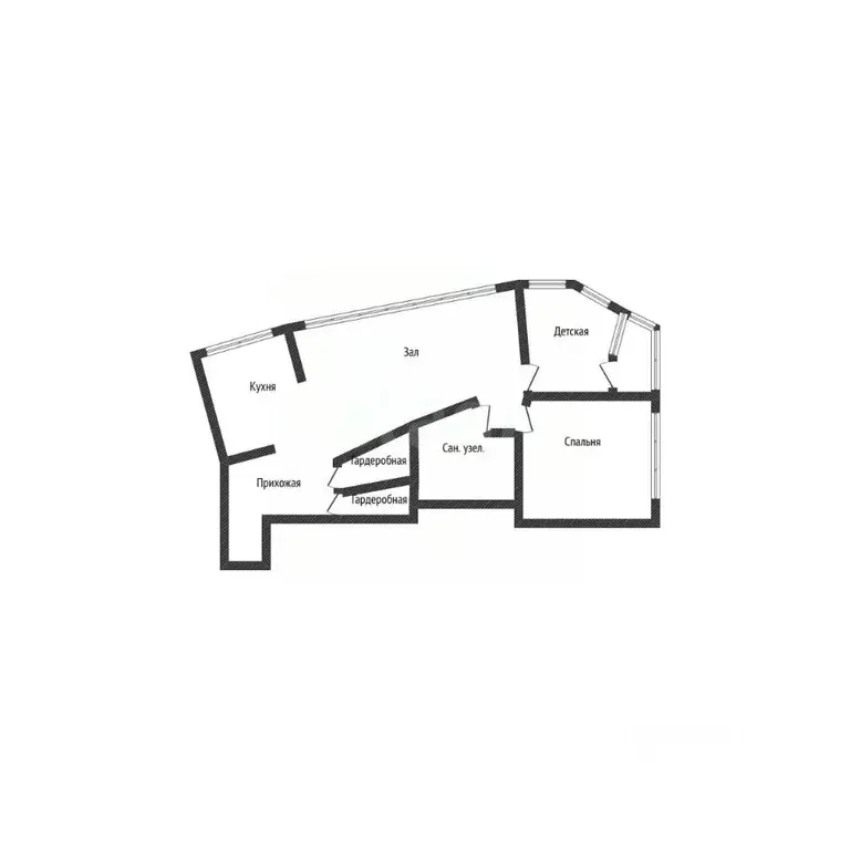 3-к кв. Татарстан, Казань Щербаковский пер., 7 (89.4 м) - Фото 2