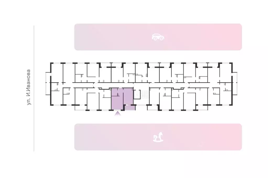 1-к кв. Брянская область, Брянск Медовый кв-л, поз8 (37.1 м) - Фото 2