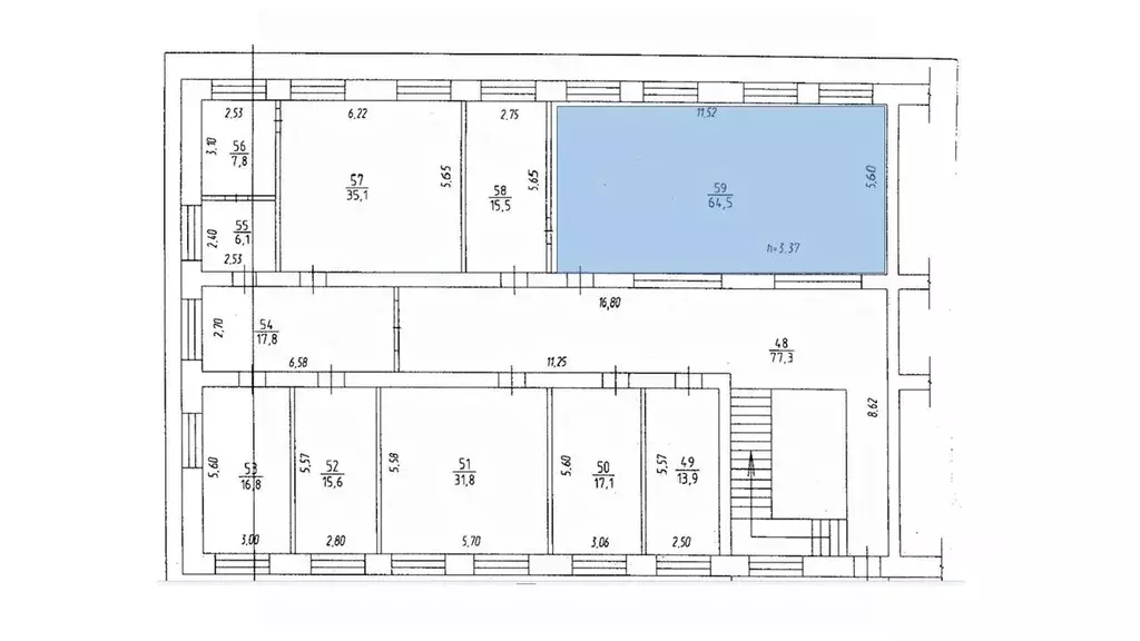 Офис в Кемеровская область, Осинники ул. Революции, 2 (65 м) - Фото 2