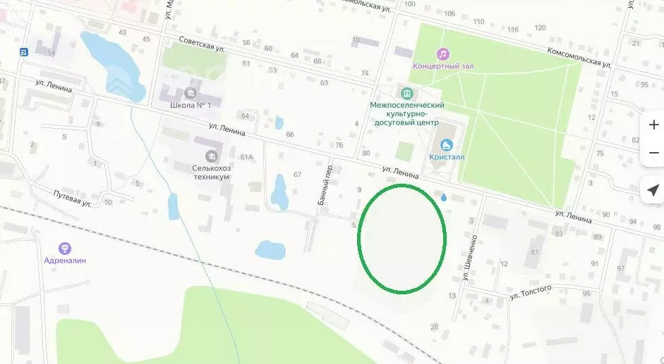 Участок в посёлок городского типа Вурнары, улица Ленина (351 м) - Фото 2