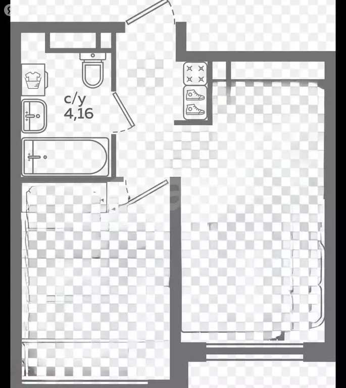 1-комнатная квартира: Щёкино, улица Лукашина, 24 (26.4 м) - Фото 1