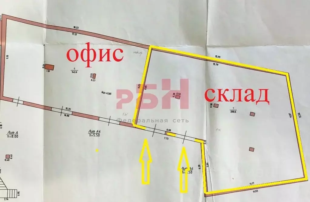 Склад в Орловская область, Орел Семинарская ул., 52 (201 м) - Фото 1