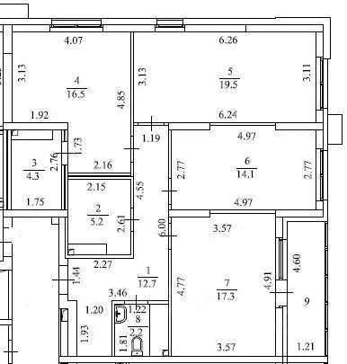 3-к кв. Свердловская область, Екатеринбург ул. Викулова, 24 (91.8 м) - Фото 2