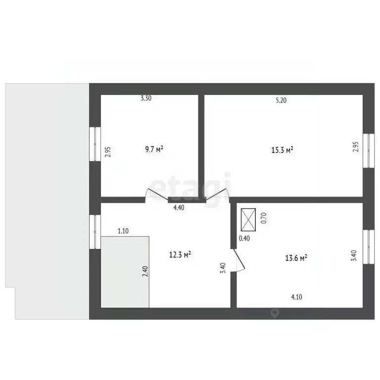 Дом в Кемеровская область, Кемерово Береговая ул. (104 м) - Фото 2